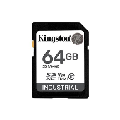 KINGSTON Karta pamięci SD 64GB Industrial C10 UHS-I U3 V30 A1 pSLC  - SDIT/64GB - Zdjęcie 1