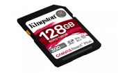 KINGSTON Karta pamięci SD 128GB Canvas React Plus 300/260 UHS-II U3 - SDR2/128GB - Zdjęcie 2
