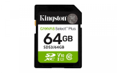 KINGSTON Karta pamięci SD 64GB Canvas Select Plus Gen3 100MB/s - SDS3/64GB - Zdjęcie 1