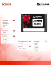 KINGSTON Dysk SSD DC500R 960GB - SEDC500R/960G - Zdjęcie 4