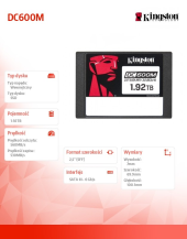 KINGSTON Dysk SSD DC600M 1920GB - SEDC600M/1920G - Zdjęcie 5