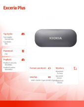 KIOXIA Dysk zewnętrzny SSD Exceria Plus 2TB USB 3.2 - LXD10S002TG8 - Zdjęcie 2