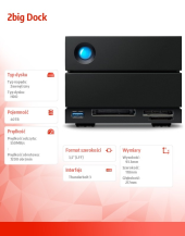 LACIE Dysk zewnętrzny 2big V2 Dock 40TB STLG40000400 - STLG40000400 - Zdjęcie 2
