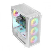 LOGIC CONCEPT Obudowa Komputerowa Logic Portos ARGB Midi USB 3.0 Biała  - AT-PORTOS-20-0000000-0002 - Zdjęcie 3