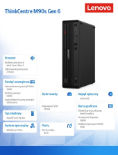 LENOVO Komputer ThinkCentre M90s G6 SFF 12YU0012PB W11Pro Ultra 5 235/16GB/512GB/INT/DVD/vPro/3YRS OS + 1YR Premier  - 12YU0012PB - Zdjęcie 7