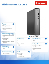 LENOVO Komputer ThinkCentre Neo 50q Tiny G6 13HR003YPB W11Pro Ultra 7 256V/16GB/1TB/INT/3YRS OS  - 13HR003YPB - Zdjęcie 9