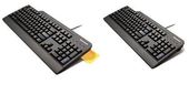 LENOVO Klawiatura USB Smartcard Keyboard - US English with Euro symbol 4X30E51041 - 4X30E51041 - Zdjęcie 1