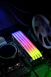 LEXAR Pamięć DDR5 ARES RGB Gaming  32GB(2*16GB)/7200 Czarna - D5U16G72C34LA-RGD - Zdjęcie 3