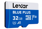 LEXAR Karta pamięci microSDHC 32GB C10 A1 U3 V10 100MB/s Blue Plus - LMSBLPL032G-BNANG - Zdjęcie 4