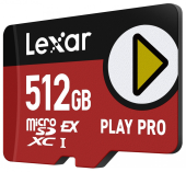 LEXAR Karta pamięci microSDHX PLAY PRO 512GB EXPRESS 7.1 900MB/s - LMSXPS0512G-BNNNG - Zdjęcie 2