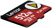 LEXAR Karta pamięci microSDHX PLAY PRO 512GB EXPRESS 7.1 900MB/s - LMSXPS0512G-BNNNG - Zdjęcie 4