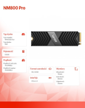 LEXAR Dysk SSD NM800 Pro 512GB NVMe M.2 2280 7500/3500 radiator  - LNM800P512G-RN8NG - Zdjęcie 9
