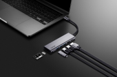 LEXAR Hub 7-in-1 USB-C USB3.2 Gen1. Type-C, 3xUSB-A HDMI, SD, microSD slot. PD 100W  - LPAH31N-RNHNG - Zdjęcie 5