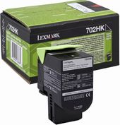 LEXMARK Toner 702HK 4k bk CS310/410/510 70C2HK0 - 70C2HK0 - Zdjęcie 1