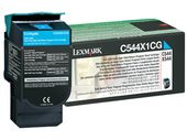 LEXMARK Toner Optra C54x/X54x Cyan 4k C544X1CG - C544X1CG - Zdjęcie 1