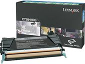LEXMARK Toner Optra C73x/X73x Black 12K C736H1KG - C736H1KG - Zdjęcie 2