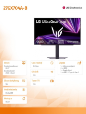 LG Monitor gamingowy 27 cali  27GX704A-B  - 27GX704A-B - Zdjęcie 8