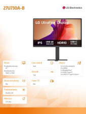 LG Monitor 27 cali 27U730A-B  - 27U730A-B - Zdjęcie 7