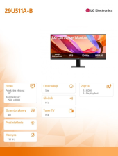 LG Monitor 29U511A-B 29 cali IPS UltraWide 21:9 WFHD  - 29U511A-B - Zdjęcie 3