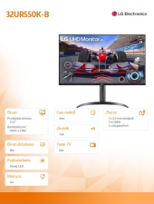 LG Monitor 32 cale 32UR550K-B  - 32UR550K-B - Zdjęcie 3