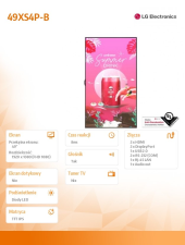 LG Monitor wielkoformatowy 49XS4P-B 49 cali FHD 4000nit  - 49XS4P-B - Zdjęcie 2