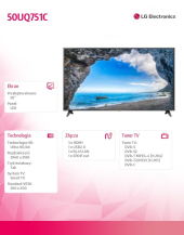 LG Telewizor hotelowy LED 50 cali 50UQ751C  - 50UQ751C - Zdjęcie 2
