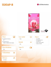 LG Monitor wielkoformatowy 55XS4P-B 4000cd/m2 24/7  - 55XS4P-B - Zdjęcie 2