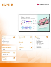 LG Monitor wielkoformatowy 65 cali 65UH5J-H IPS 500cd/m2 24/7  - 65UH5J-H - Zdjęcie 2