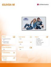 LG Monitor wieloformatowy 65UH5N-M IPS 500cd/m2 24/7  - 65UH5N-M - Zdjęcie 2