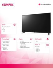 LG Telewizor LED 65 cali 65UN711C - 65UN711C - Zdjęcie 2