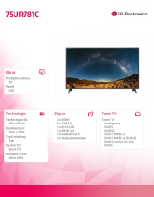 LG Telewizor LED 75 cali 75UR781C - 75UR781C - Zdjęcie 4