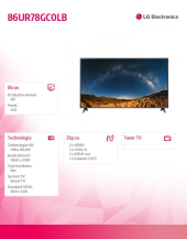 LG Telewizor LED 86 cali 86UR78GC0LB  - 86UR78GC0LB.AEU - Zdjęcie 2