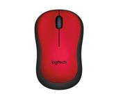 LOGITECH M220 Silent Mouse Czerwony     910-004880 - 910-004880 - Zdjęcie 1