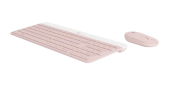 LOGITECH Zestaw MK470 Bezprzewodowa klawiatura i mysz Różowy US 920-011322  - 920-011322 - Zdjęcie 4