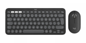 LOGITECH Zestaw klawiatura i mysz Pebble Combo for Mac Tonal Graphite  920-012244 Grafitowy - 920-012244 - Zdjęcie 1