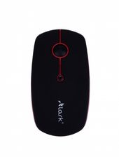 LARK Mysz komputerowa bezprzewodowa MS 400 czarno-czerwona - LARKMOUSE400WLBR - Zdjęcie 1