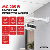 MACLEAN Uchwyt naścienny do projektora MC-205 W  - MC-205 W - Zdjęcie 4