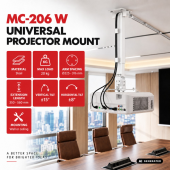 MACLEAN Uchwyt do projektora uniwersalny MC-206 W  - MC-206 W - Zdjęcie 7