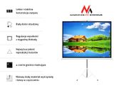 MACLEAN Ekran projekcyjny MC-536 na stojaku 72" 4:3 145x110 - MC-536 - Zdjęcie 2