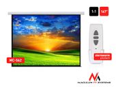 MACLEAN Ekran projekcyjny elektryczny MC-562 167 cali 1:1 300x300cm Sterowanie ścienne z pilota - MC-562 - Zdjęcie 1