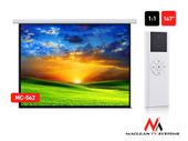MACLEAN Ekran projekcyjny elektryczny MC-562 167 cali 1:1 300x300cm Sterowanie ścienne z pilota - MC-562 - Zdjęcie 3