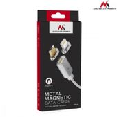 MACLEAN Kabel lightning USB magnetyczny silver MCE161- Quick & Fast Charge - MCE161 - Zdjęcie 2