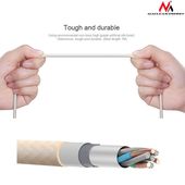 MACLEAN Kabel lightning USB magnetyczny silver MCE161- Quick & Fast Charge - MCE161 - Zdjęcie 10