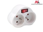 MACLEAN Gniazdko prądowe X2 z wyłącznikiem Energy MCE31 3680W - MCE31 - Zdjęcie 2