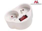 MACLEAN Gniazdko prądowe X2 z wyłącznikiem Energy MCE31 3680W - MCE31 - Zdjęcie 5