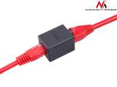 MACLEAN Łącznik RJ45 Cat6 gniazdo-gniazdo MCTV-811 beczka - MCTV-811 - Zdjęcie 2