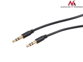 MACLEAN Przewód jack 3.5mm wtyk-wtyk 1.5m MCTV-815 Czarny - MCTV-815 - Zdjęcie 3