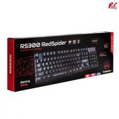 MACLEAN Klawiatura Gamingowa NanoRS RS300 RedSpider 3 kolory podświetlenia hybrydowa - RS300 - Zdjęcie 3