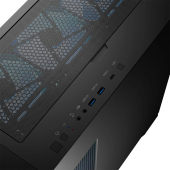 MODECOM Obudowa Komputerowa Horizon ARGB Flow Midi Czarna - AT-HORIZON-MG-ARGB-10-000000-0002 - Zdjęcie 10