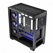 MODECOM Obudowa PC STELLAR 5F ARGB 10 Czarna - AT-STELLAR-5F-ARGB-10 - Zdjęcie 3